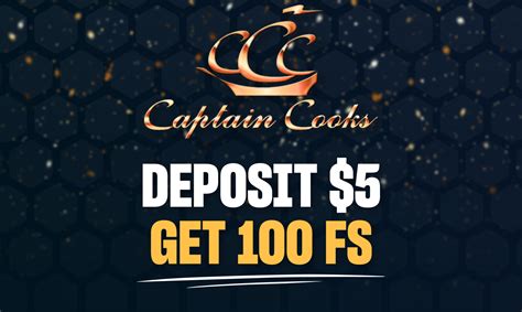 Captain Cooks – Deposit $5 and Get $25 Bonus .